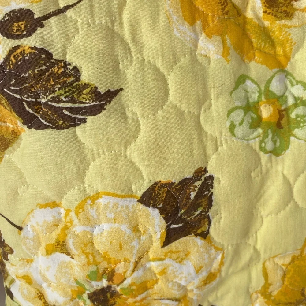 Vintage Handmade Repurposed Quilted Throw Pillow